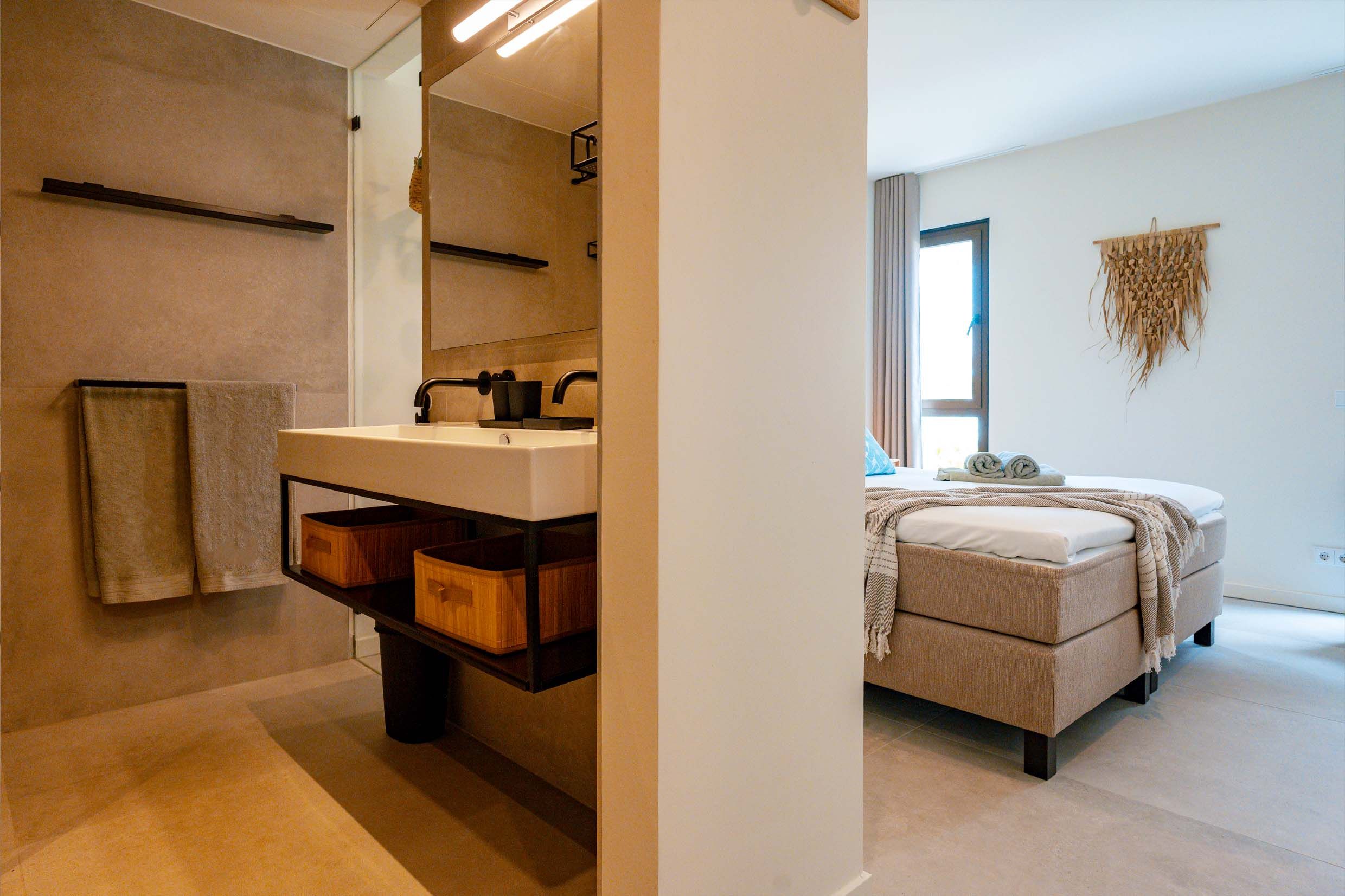 Master bedroom with bathroom ensuite